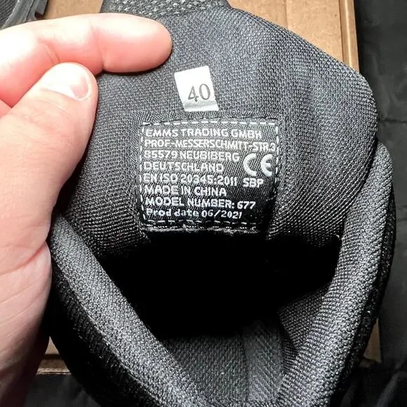 SUADEX steel toe lightweight work boots size 8 or 6.5‎ streetwear gorpcore urban - Picture 8 of 10